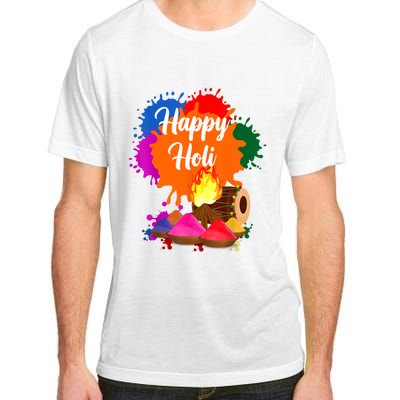 Happy Holi Men Women Family Cool Holi Festival Outfit Adult ChromaSoft Performance T-Shirt