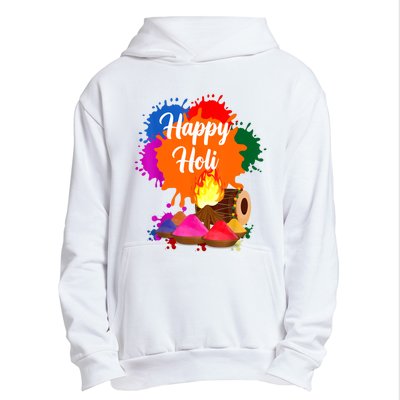 Happy Holi Men Women Family Cool Holi Festival Outfit Urban Pullover Hoodie