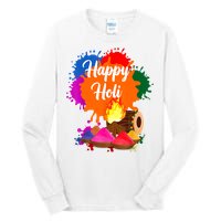 Happy Holi Men Women Family Cool Holi Festival Outfit Tall Long Sleeve T-Shirt