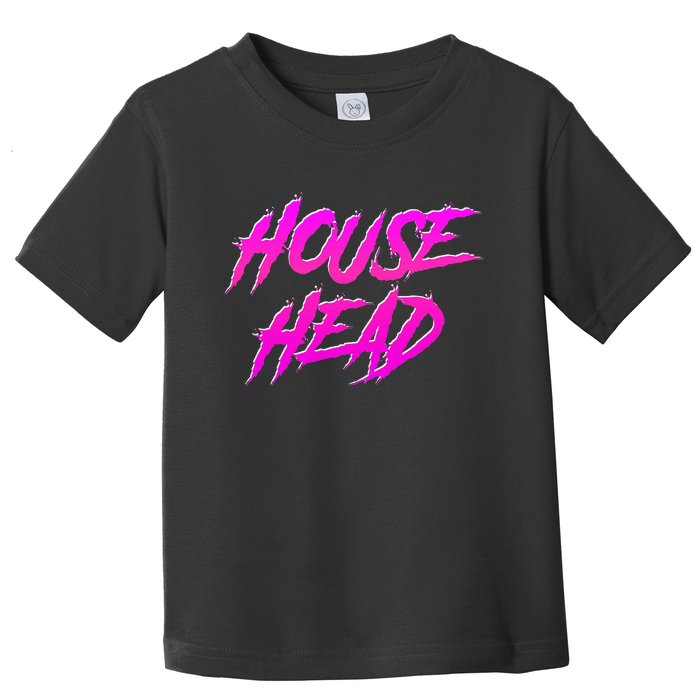 Househead House Music Edm House Head Dj Toddler T-Shirt