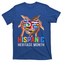 Hispanic Heritage Month All Countries Heart Hands T-Shirt