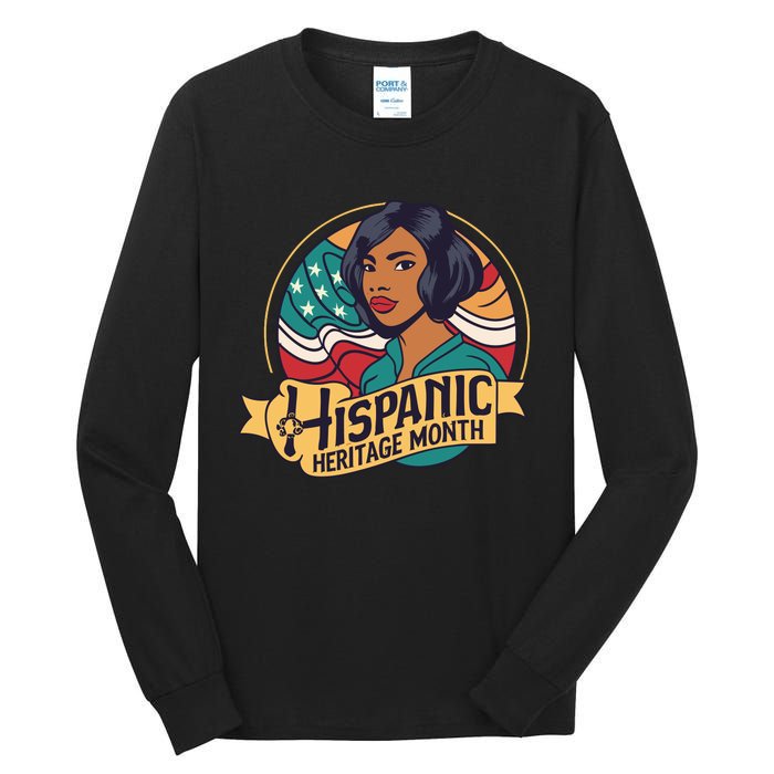 Hispanic Heritage Month Girls Inspired Tall Long Sleeve T-Shirt