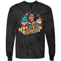 Hispanic Heritage Month Girls Inspired Tie-Dye Long Sleeve Shirt