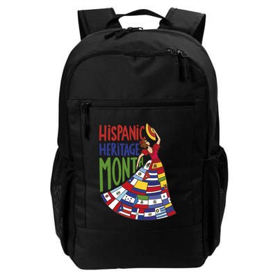 Hispanic Heritage Month Lady Flag Backpack