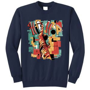 Hip Hop Music Retro Logo Tall Sweatshirt