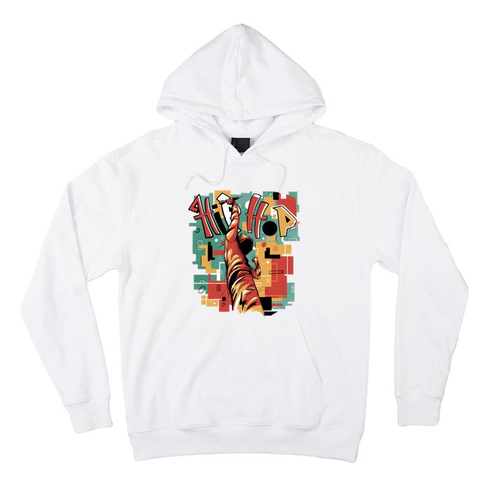 Hip Hop Music Retro Logo Hoodie