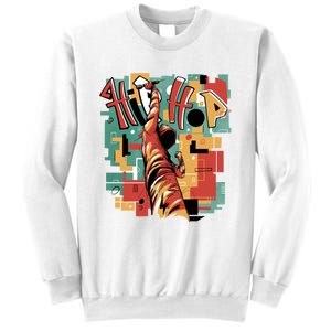 Hip Hop Music Retro Logo Sweatshirt