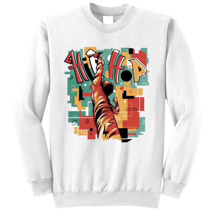 Hip Hop Music Retro Logo Sweatshirt