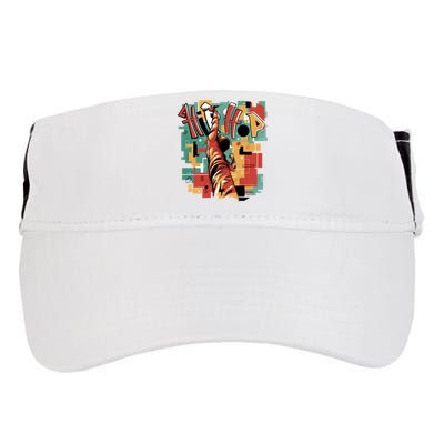 Hip Hop Music Retro Logo Adult Drive Performance Visor