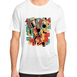 Hip Hop Music Retro Logo Adult ChromaSoft Performance T-Shirt