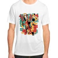 Hip Hop Music Retro Logo Adult ChromaSoft Performance T-Shirt