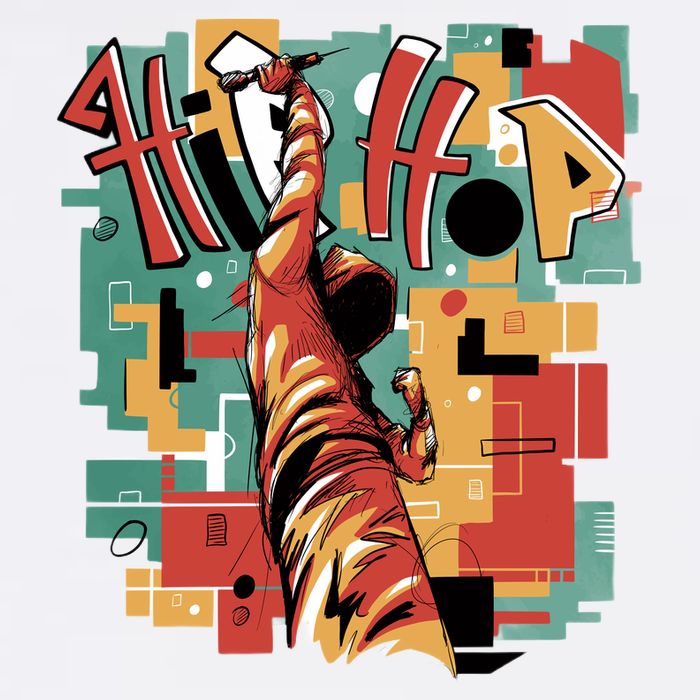 Hip Hop Music Retro Logo 11oz C Handle Ceramic Mug