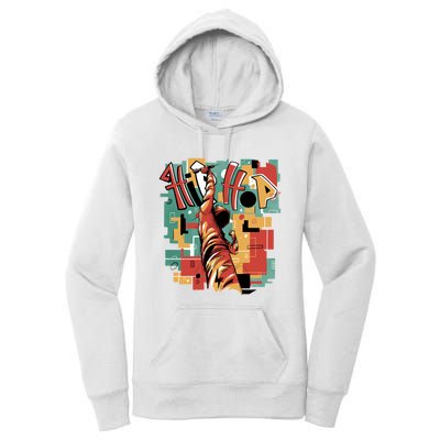 Hip Hop Music Retro Logo Women's Pullover Hoodie