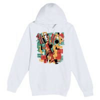 Hip Hop Music Retro Logo Premium Pullover Hoodie