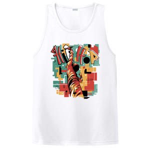 Hip Hop Music Retro Logo PosiCharge Competitor Tank