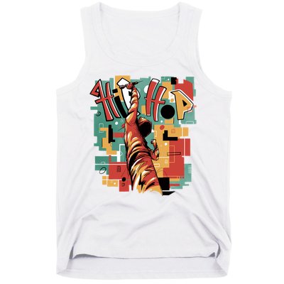Hip Hop Music Retro Logo Tank Top