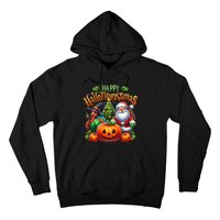 Happy Hallothanksmas Merry Christmas Halloween Thanksgiving Hoodie