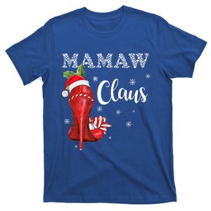 High Heel Mamaw Santa Claus Christmas Pajama Xmas Funny Gift T-Shirt