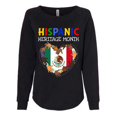 Hispanic Heritage Month Mexico Heart Boy Girl Womens California Wash Sweatshirt