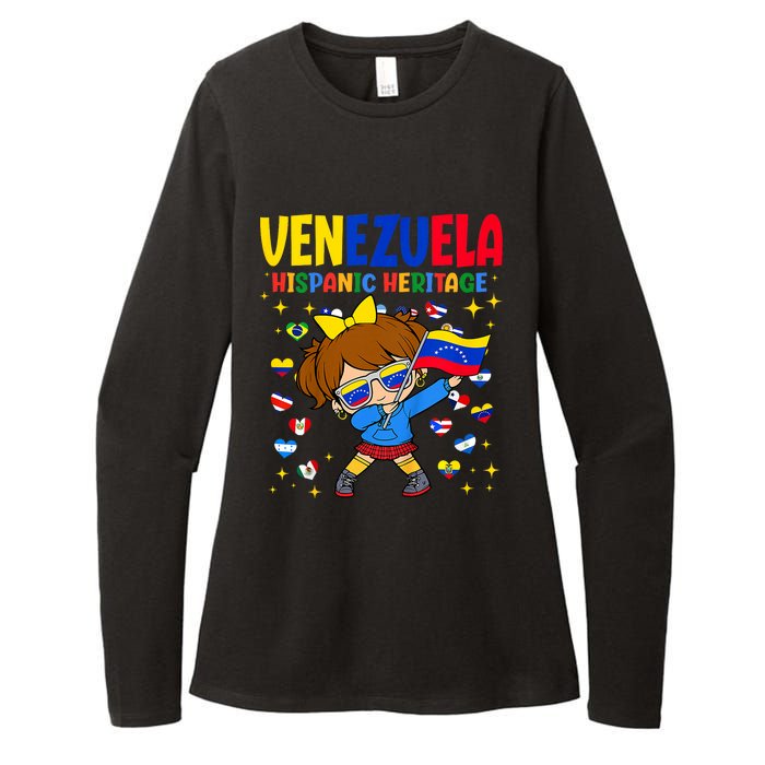 Hispanic Heritage Month Venezuela Flag Venezuelan Womens CVC Long Sleeve Shirt