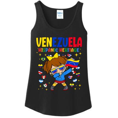 Hispanic Heritage Month Venezuela Flag Venezuelan Ladies Essential Tank