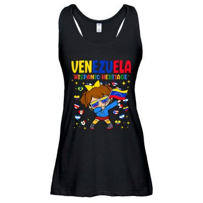 Hispanic Heritage Month Venezuela Flag Venezuelan Ladies Essential Flowy Tank