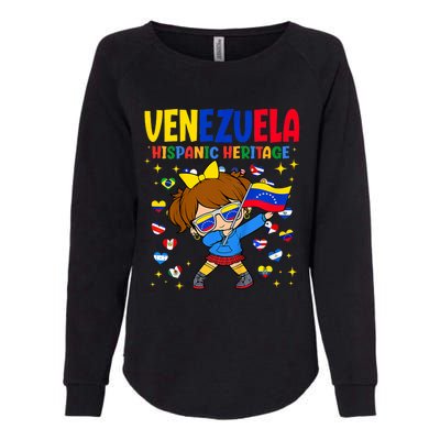 Hispanic Heritage Month Venezuela Flag Venezuelan Womens California Wash Sweatshirt