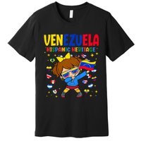 Hispanic Heritage Month Venezuela Flag Venezuelan Premium T-Shirt