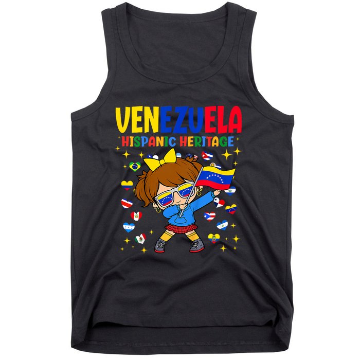 Hispanic Heritage Month Venezuela Flag Venezuelan Tank Top