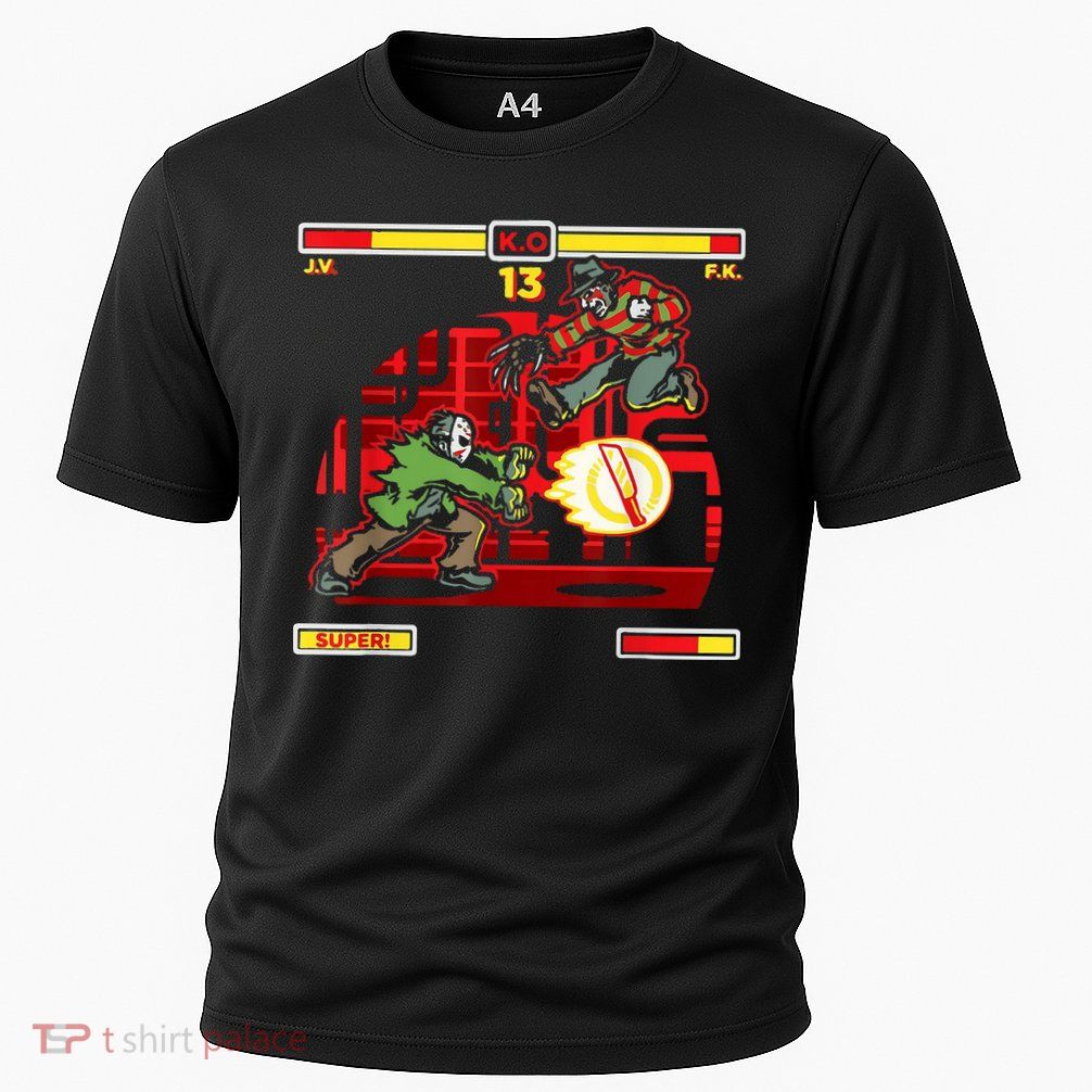 Halloween Horror Movie Characters Match Up KO Performance Shirt