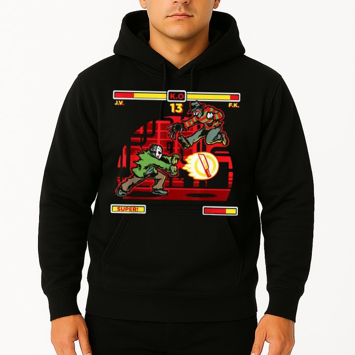 Halloween Horror Movie Characters Match Up KO Hoodie