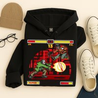 Halloween Horror Movie Characters Match Up KO Hoodie