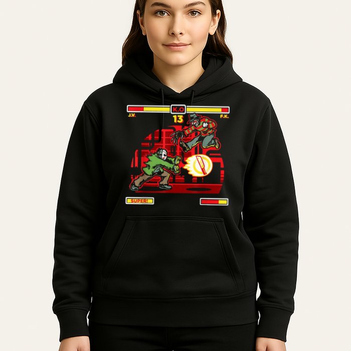 Halloween Horror Movie Characters Match Up KO Hoodie