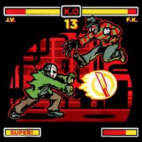 Halloween Horror Movie Characters Match Up KO Hoodie