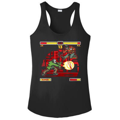 Halloween Horror Movie Characters Match Up KO Ladies PosiCharge Competitor Racerback Tank