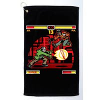 Halloween Horror Movie Characters Match Up KO Golf Towel