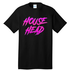 Househead House Music Edm House Head Dj Tall T-Shirt