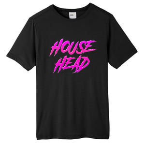 Househead House Music Edm House Head Dj Tall Fusion ChromaSoft Performance T-Shirt