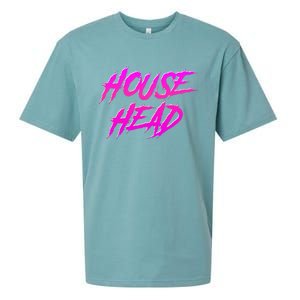 Househead House Music Edm House Head Dj Sueded Cloud Jersey T-Shirt