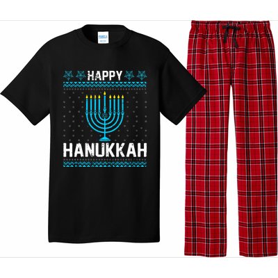 Happy Hanukkah Menorah Chanukah Jewish  Pajama Set