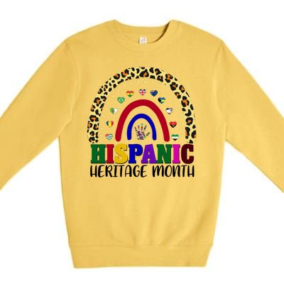 Hispanic Heritage Month Leopard Reendow Premium Crewneck Sweatshirt