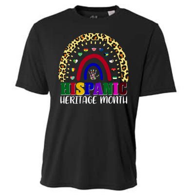 Hispanic Heritage Month Leopard Reendow Cooling Performance Crew T-Shirt