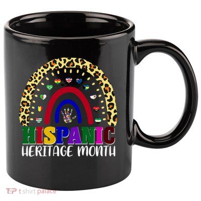 Hispanic Heritage Month Leopard Reendow 11oz C Handle Ceramic Mug