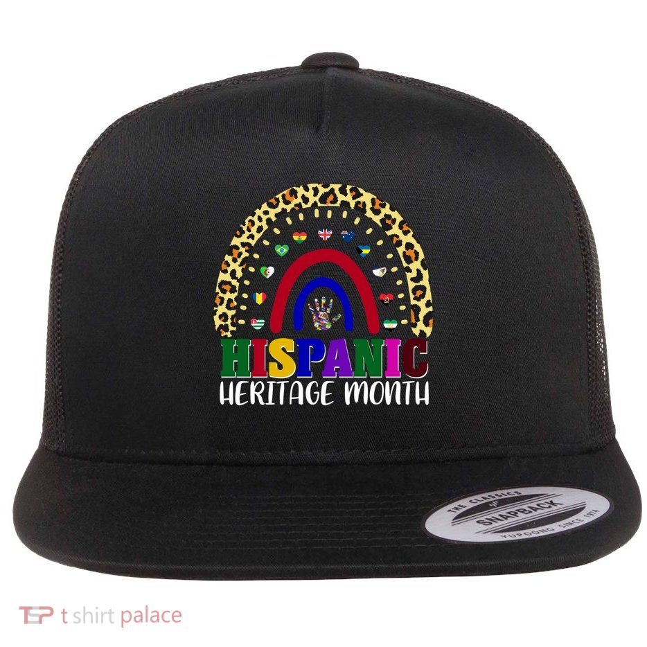 Hispanic Heritage Month Leopard Reendow Flatbill Hat