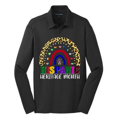 Hispanic Heritage Month Leopard Reendow Silk Touch Performance Long Sleeve Polo