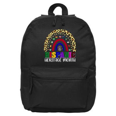 Hispanic Heritage Month Leopard Reendow 16 in Basic Backpack