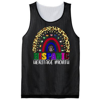 Hispanic Heritage Month Leopard Reendow Mesh Reversible Basketball Jersey Tank