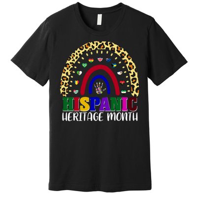 Hispanic Heritage Month Leopard Reendow Premium T-Shirt