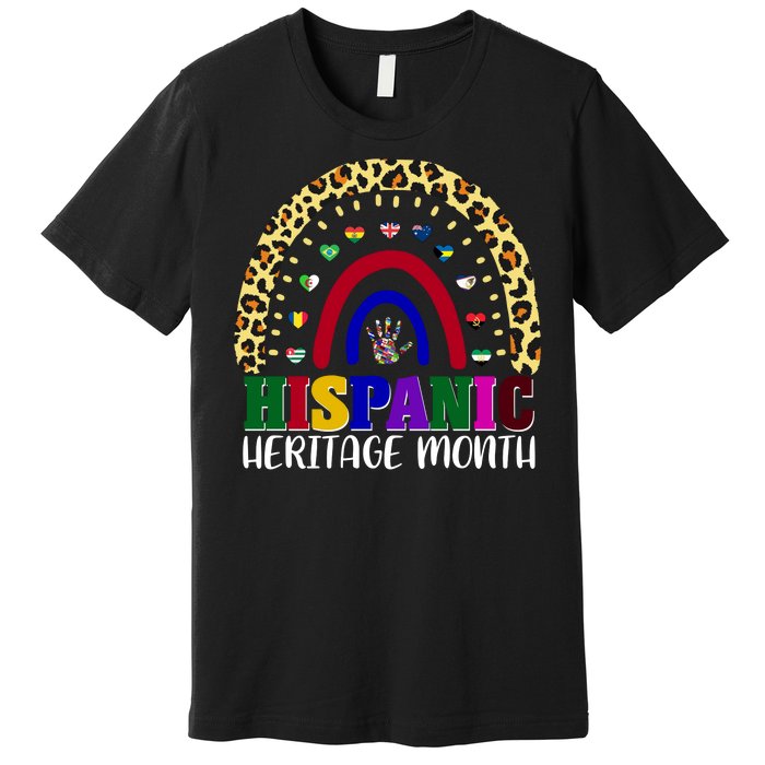 Hispanic Heritage Month Leopard Reendow Premium T-Shirt