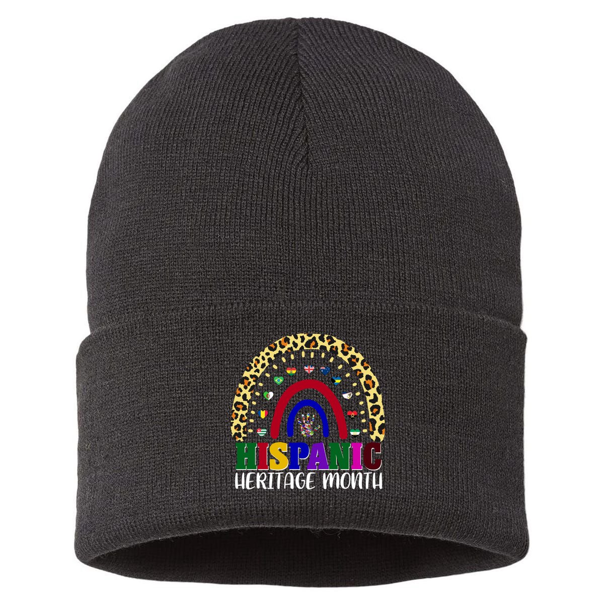 Hispanic Heritage Month Leopard Reendow Sustainable Knit Beanie